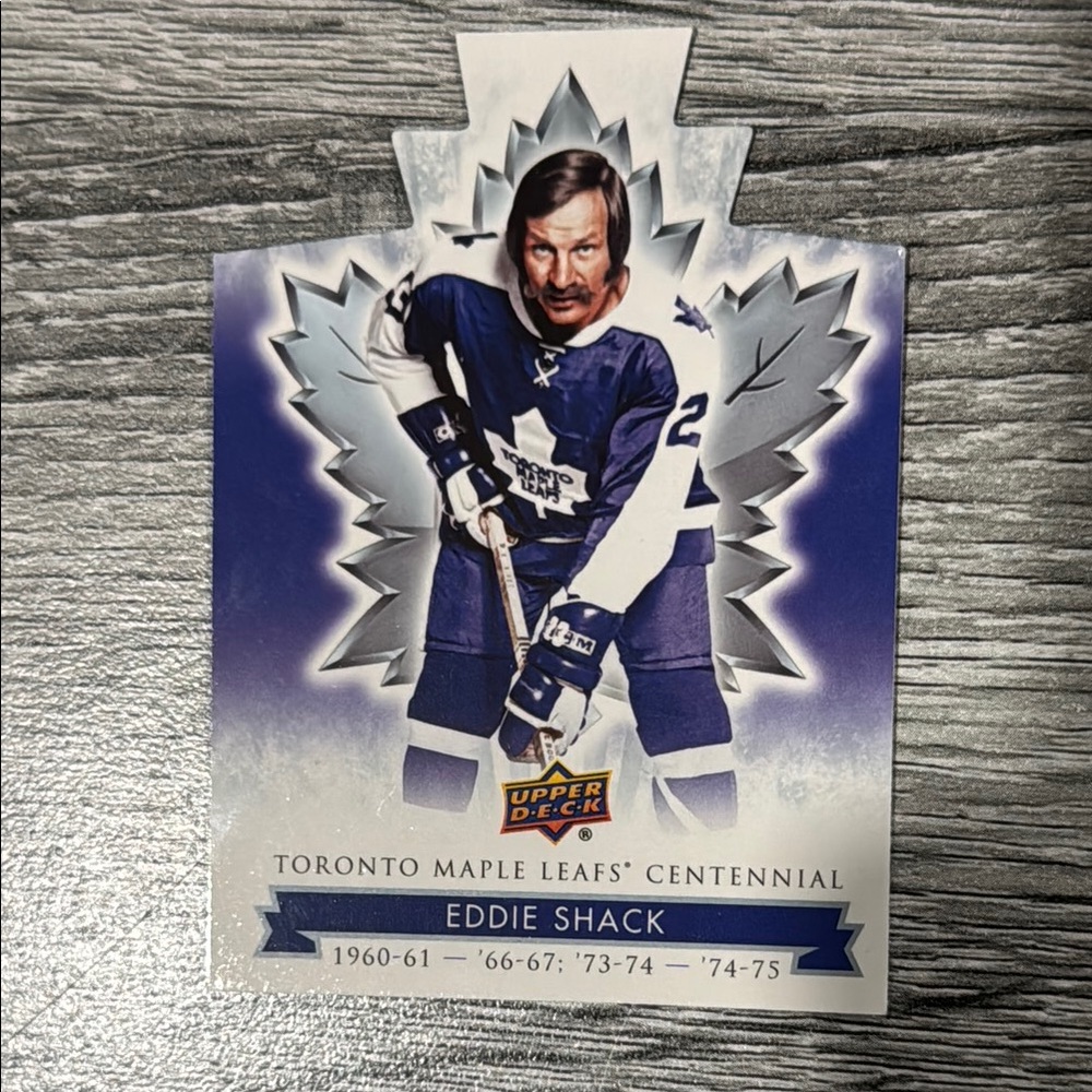 NHL | Upper Deck 2017 Toronto Maple Leafs Centennial #3: Eddie Shack - Card